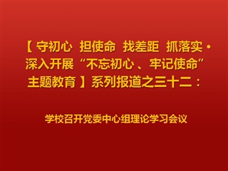 乐鱼页面在线登录党委中心组理论学习会议