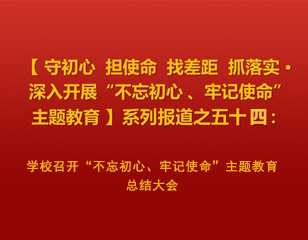 乐鱼页面在线登录“不忘初心、牢记使命”主题教育总结大会