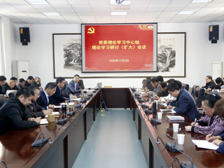乐鱼页面在线登录党委理论学习中心组理论学习研讨（扩大）会议