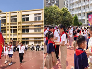 传承红色基因 绽放青春活力  附属实验小学举行2025年新生入队仪式暨校园趣味运动会