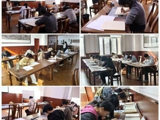 图书馆举办“诗心会通”古今诗词手抄大赛