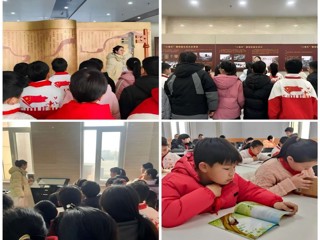 烈山区烈山中心学校师生来我校图书馆参观