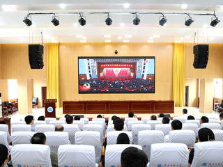 学校师生集中收看庆祝中国共产党成立105周年大会