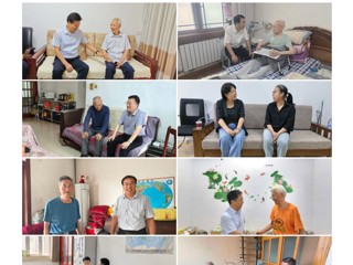 学校开展“七一”走访慰问活动